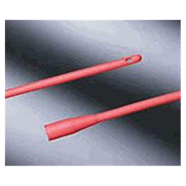 Catheter Intermittent 10Fr Round Hollow Tip Rubber 12/Bx