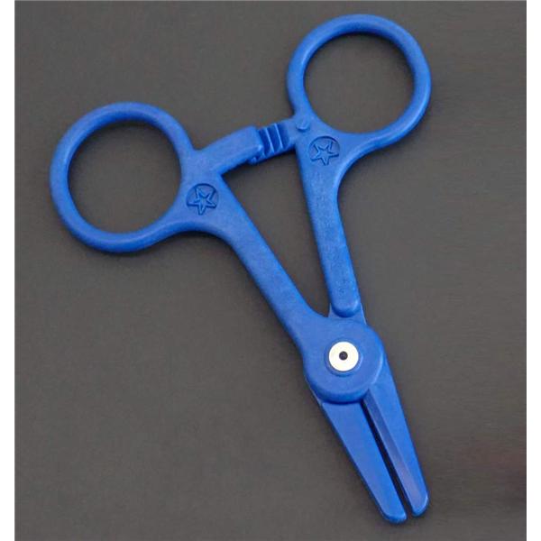 Tube Occluding Forcep Dark Blue 12.4cm Non-Sterile 100/Bg