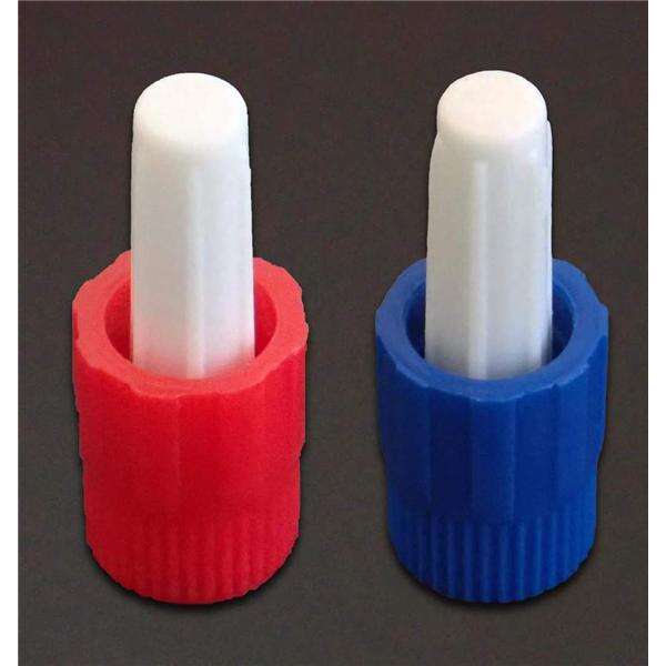 Blood Line Cap Red/ Blue Sterile 100St/Bg, 40 BG/CA