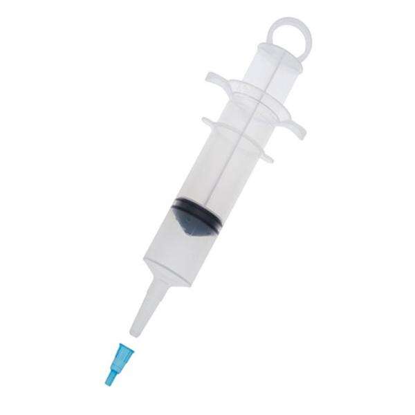 Syringe 60cc Catheter Tip AMSure With Tip Adapter Enteral Feeding 50/Ca