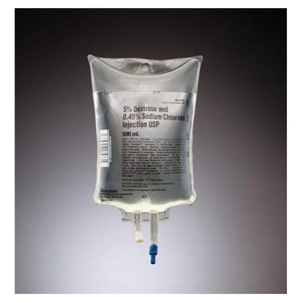 Dex 5/Sod Cl.45 IV Injection Solution Viaflex 500mL Strl Plstc Cntnr EA, 24 EA/CA