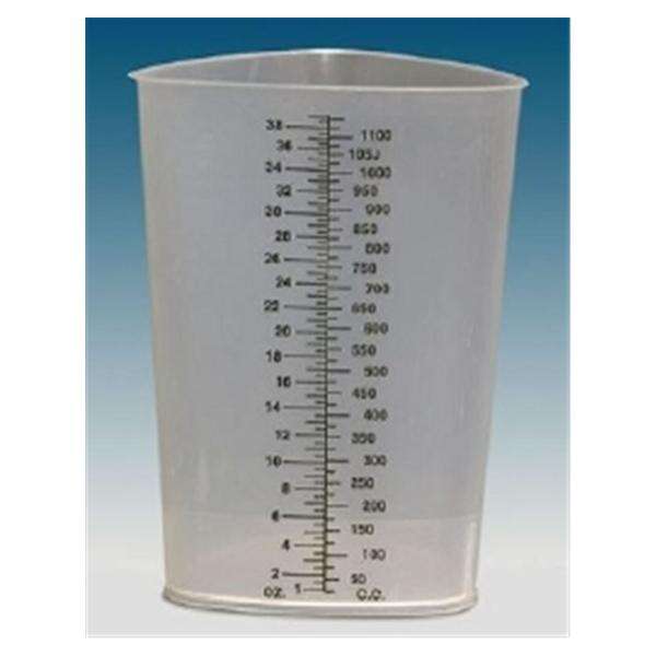 Container Graduated Polypropylene 1200cc 200/Ca