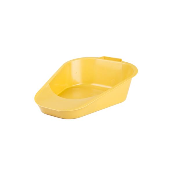 Bedpan Fracture 1.1qt Gold Plastic Female With Handle 12/Ca