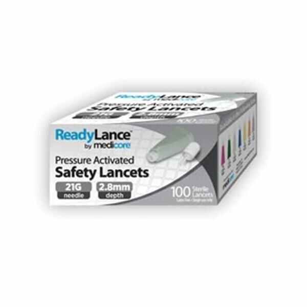 Lancet ReadyLance 21gx2.8mm Gray Incision Device 100/Bx