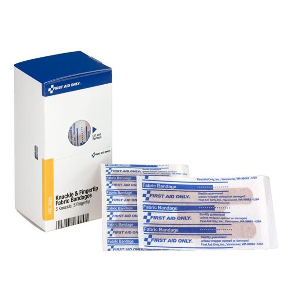 Bandage Fabric First Aid Only Knuckle/Fingertip 2x4