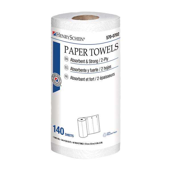 Towel Roll Paper 2 Ply White 12Rl/Ca