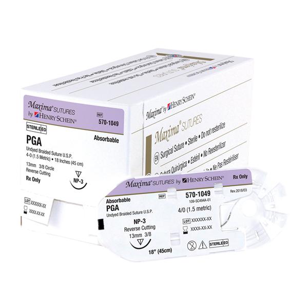 Suture 3-0 Polyglycolic Acid NFS-2 Undyed 1-30