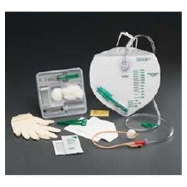 Tray Foley Catheter Complete Care Bardex IC 14Fr Silver Alloy Coated 10/Ca