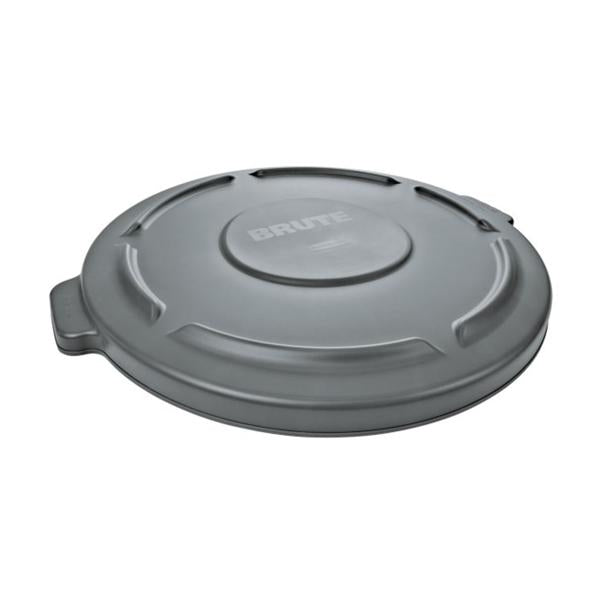 Lid Can Brute Resin Self-Draining Channels UV Inhibitor Gray Round 4/Ca