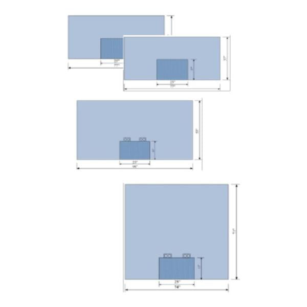 Pack Drape Universal With Foot Sheet Absorbent Reinforced Sterile 8/Case