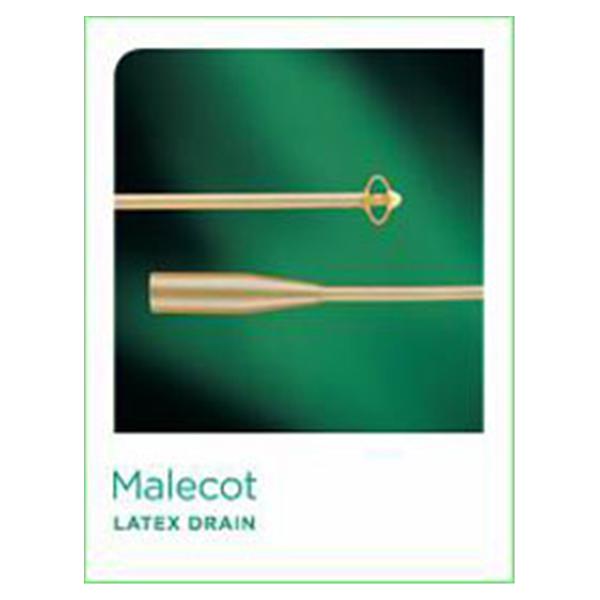 Malecot Catheter Drain Bardex 18Fr 4-Wing Reinforced Tip Hydrophilic Coated 6/CA