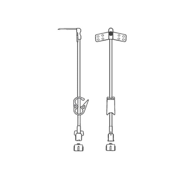 Administration Set NCrng 90Deg Hbr 22gx3/4\