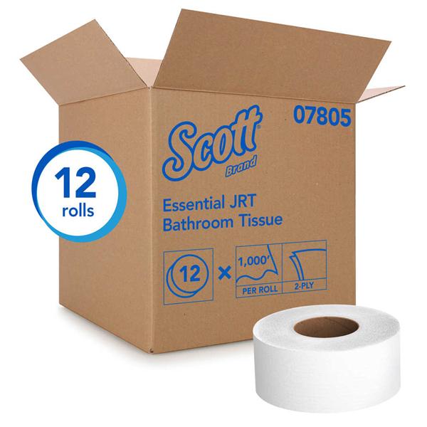 Toilet Tissue Scott JRT Jr. White 2 Ply 12/Ca