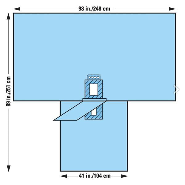 Pack Laparoscopy I With Drape/Absorbent Towel 15x36