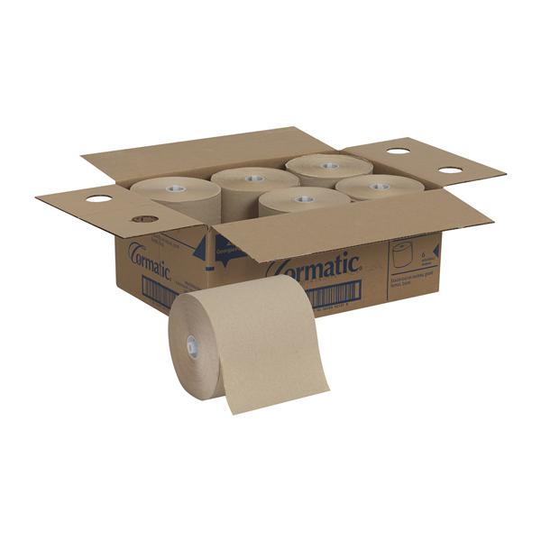 Towel Roll Cormatic 100% Recovered Material 8.25 in x 700 in Brown 6/Ca