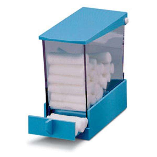 Dispenser Cotton Roll Deluxe White With No-Skid Base Each
