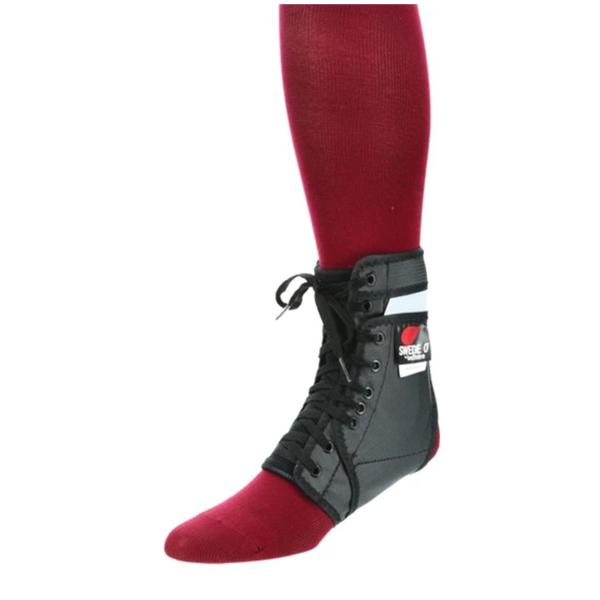 Brace Ankle Lok M11-12/W12-13 Ank Elstc/Vnl M11-12/W12-13 Blk Sz Lg Univ Ea