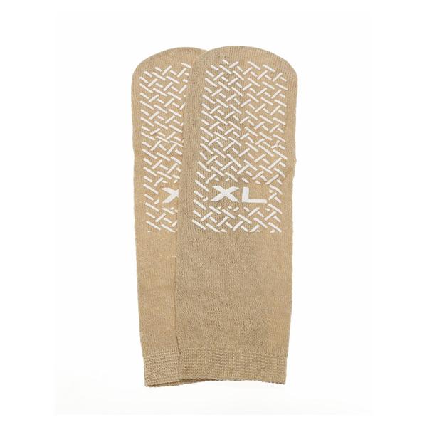 Slippers Patient Terrycloth Beige X-Large 48Pr/Ca