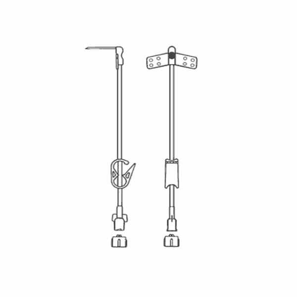 Administration Set NCrng 90Deg Hbr 22gx3/4