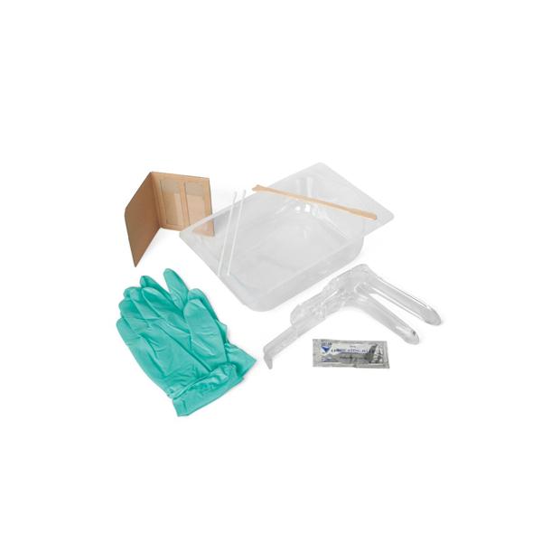 Tray Pap Smear With Vinyl Gloves/Cervical Scraper LF 20/Ca