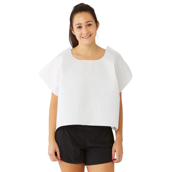 Cape Patient 30 in x 21 in White 3 Ply 100/Cs