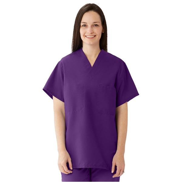 Shirt Scrub 910 Unisex 3X Large Purple Ea