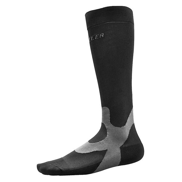 Socks Compression Performance Over-The-Calf Lg M10-12/W11-13 Gry/Blk 1/Pr