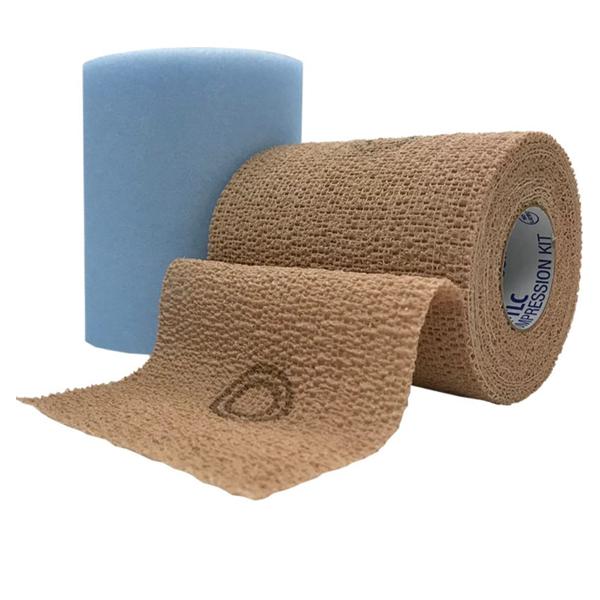 Bandage CoFlex Compression Elastic 2 Layer XL Tan 8/Ca