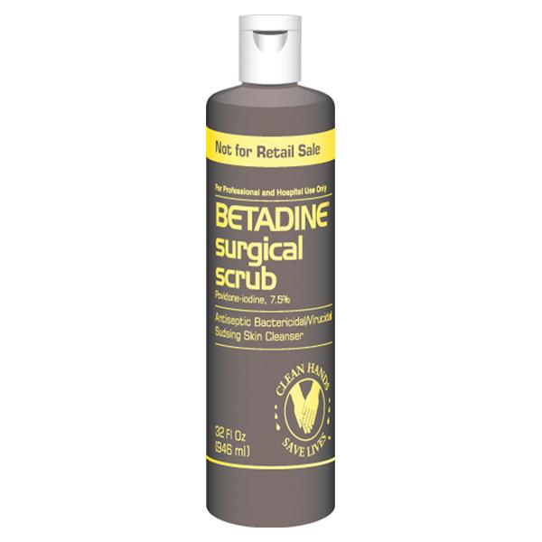 Scrub Surgical Betadine/PVP Iodine 7.5% 32oz/Bt, 6 BT/CA