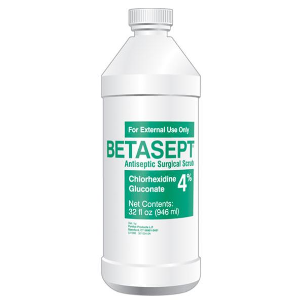Scrub Surgical Betasept CHG 4% 32oz 12/Ca