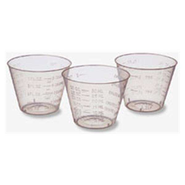 Cup Dispensing Plastic 30 mL Clear Ea, 50 EA/CA