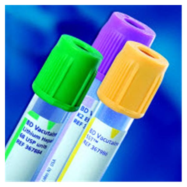 Tube Venous Blood Collection Vacutainer 3mL 13x75mm Plstc AdtvFr Clear 1000/Ca