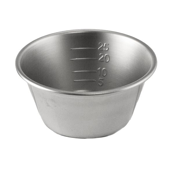 Bowl Measuring/Mixing 25cc Stainless Steel Silver Ea