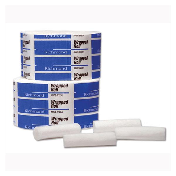 Cotton Roll Wrapped Medium Non Sterile 0.375 in 1.5 in 2000/Box, 12 BX/CA