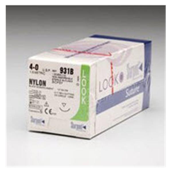 Suture 2-0 Nylon S/S Sharpoint Black 30