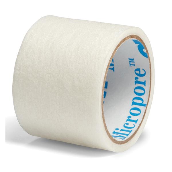Tape Surgical Micropore Plus Paper 1x1.5yd Adhesive White 100/Bx