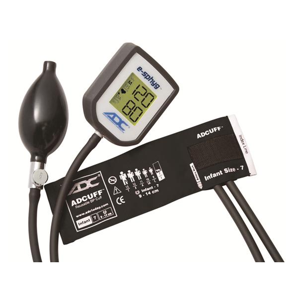 Sphygmomanometer Aneroid E-Sphyg 9-14cm Size 7 Infant Arm Dgtl LCD Dspl Black Ea