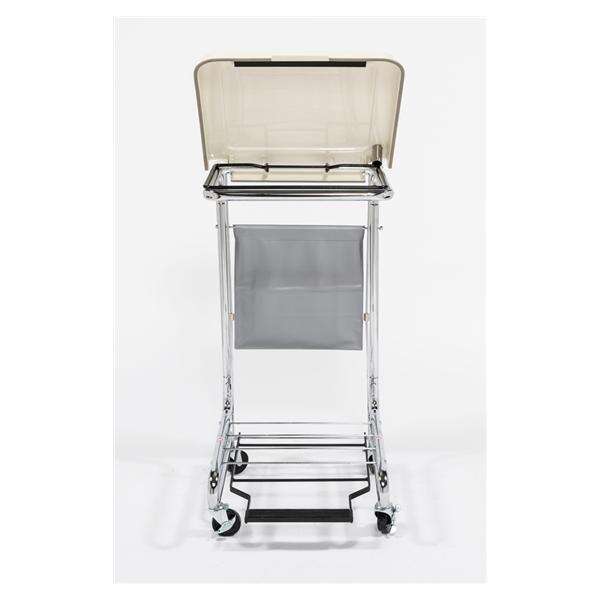 Hamper Linen Chrome 18-5/8x19-1/2x37-3/4