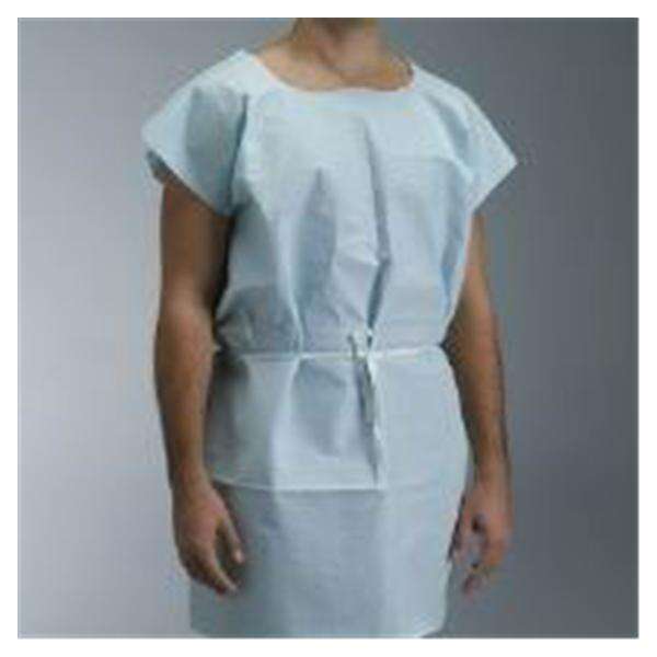 Gown Patient 30 in x 42 in Peach Tissue / Poly 50/CA