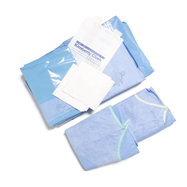 Pack Laparotomy IV With Utility Drapes w/Tape 26x15