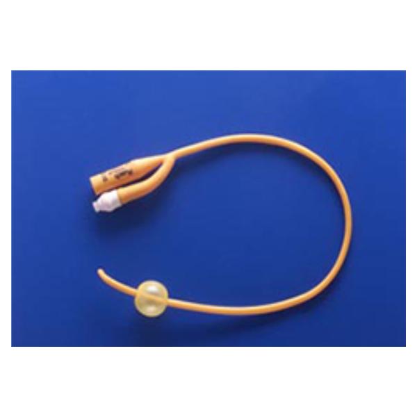 Catheter Foley Pure Gold Tiemann 16Fr 5cc Coude Tip PTFE Coated 2-Way 16