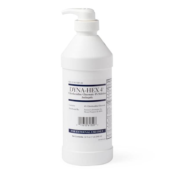 Scrub Surgical Dyna-Hex Chlorhexidine Gluconate 4% 32oz 1/Bt, 12 BT/CA