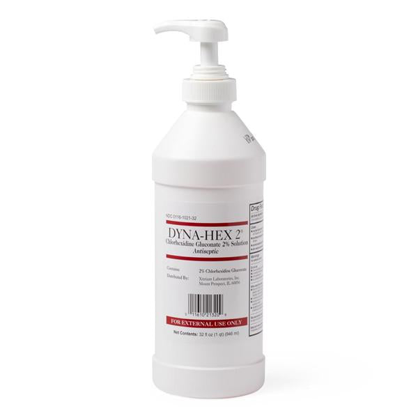 Scrub Surgical Dyna-Hex Chlorhexidine Gluconate 2% 32oz 1/Bt, 12 BT/CA