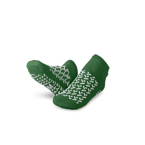 Slippers Patient Terrycloth Green Medium 48/Ca