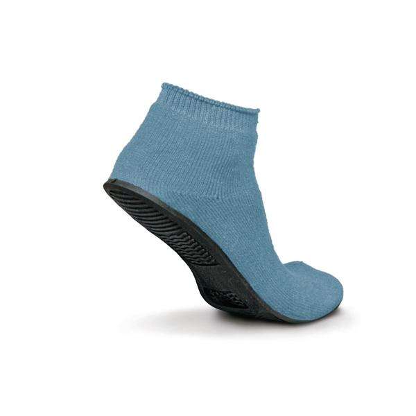 Slippers Patient Terrycloth Blue Medium 12/Bx