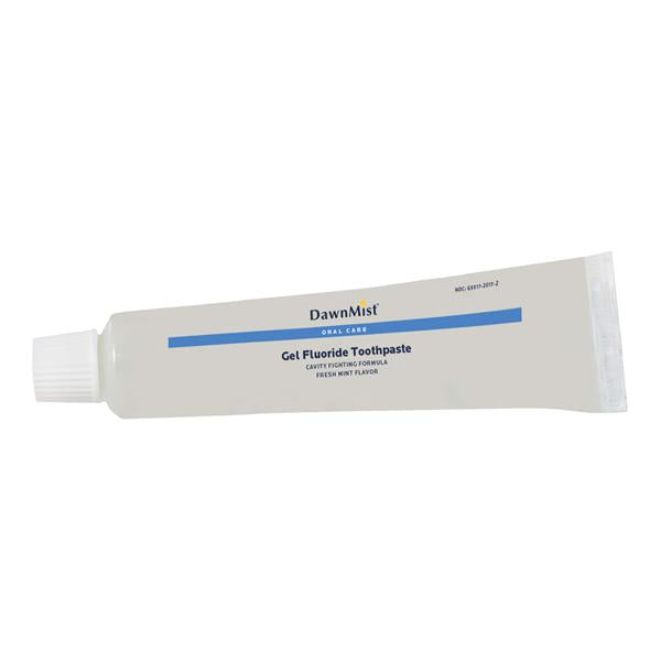 DawnMist Anticavity Mint Gel Toothpaste 1.5 oz 144/ca