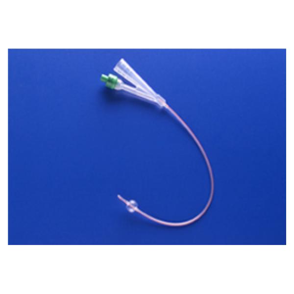Catheter Foley 10Fr 3cc Straight Tip 1% Silicone 2-Way 12