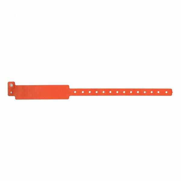 Wristband Identification Speedi Band Vinyl Orange Adult 500/Box