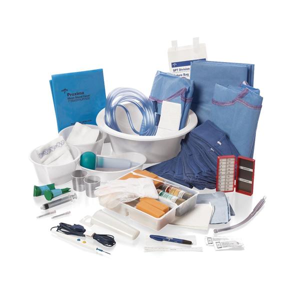 Pack Surgical Single Basin Minor I With Needle 18gx1.5 /Syringe LF 2/Ca