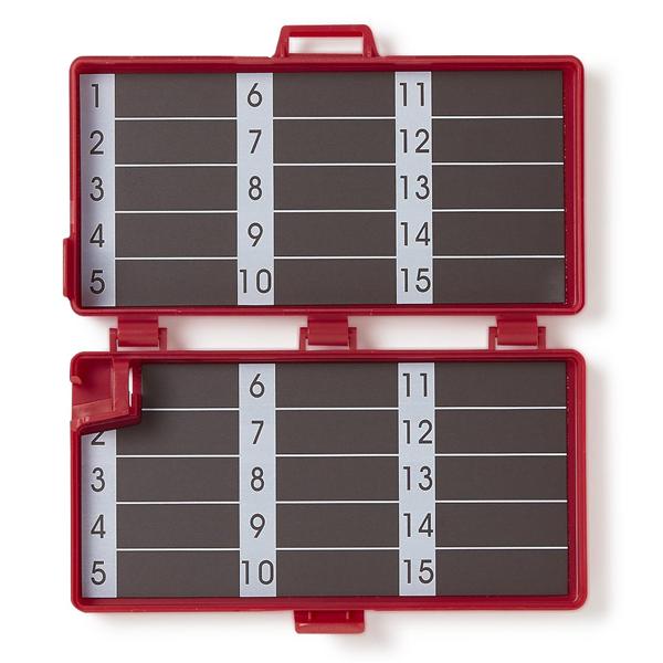 Counter Needle Double Magnet 30 Count Red Sterile 50/Ca